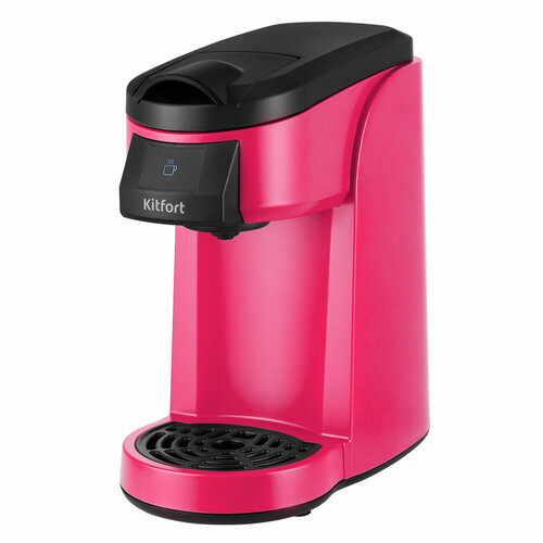 Кофеварка капсульная Kitfort КТ-7121-1 черно-малиновый 349000₽