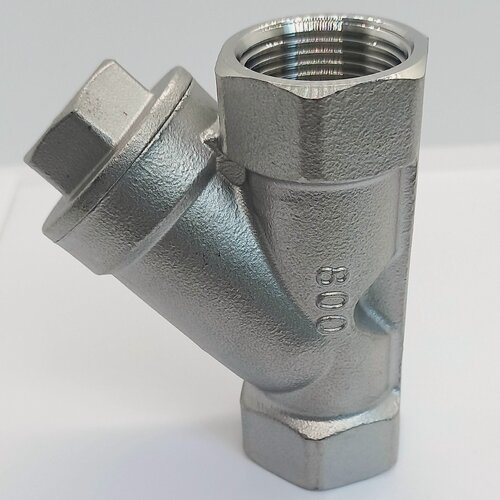 Изображение товара Фильтр косой сетчатый 1" ДУ25 нержавеющий грубой очистки, сетка 177мкм (4 шт.)