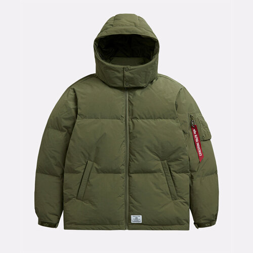 куртка ALPHA INDUSTRIES Puffer Parka, размер XXL, зеленый