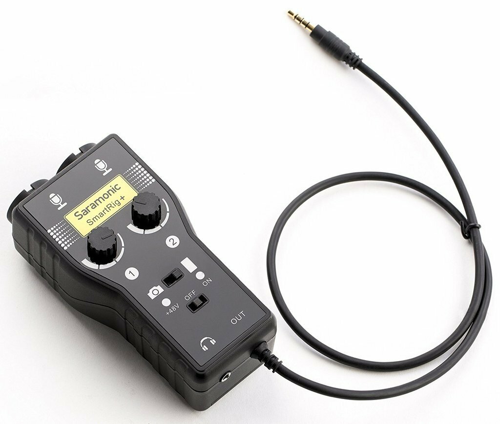 Saramonic SmartRig+ - Микрофонный 2-х канальный микшер с аудиоинтерфейсом для гитары
