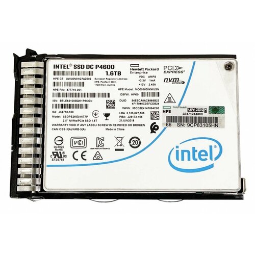 Жесткий диск HP 877994-B21 16Tb PCI-E 25 SSD 13458500₽