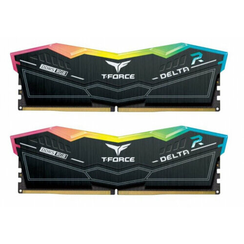 Оперативная память Team Group DDR5 32Gb (2x16Gb) 7600MHz pc-60800 T-Force Delta RGB CL36 1.4V (FF3D532G7600HC36DDC01)