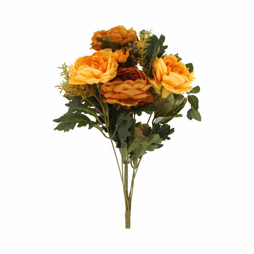 Искусственное растение KEP Букет ранункулюсов 45 см ткань полиэстер KEP0153 2530₽