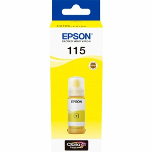 чернила для epson ecotank 115 t07d44a l8160 l8180 100мл yellow myink Контейнер Epson 115 EcoTank с желтыми чернилами для L8160/L8180