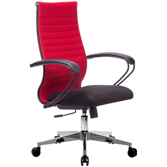 фото Кресло руководителя метта Комплект 19, Красный (основание 17834)
