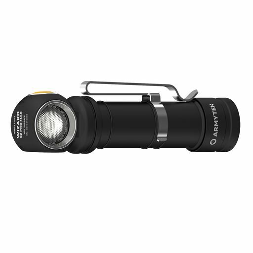 Универсальный фонарь ARMYTEK Wizard C2 Pro Max Magnet USB, черный / желтый [f06701c] - фото №4