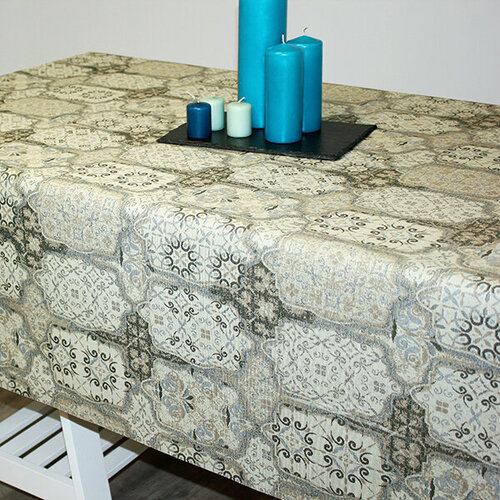 Клеенка protec textil jacquard Лючия 7137 140см бежевая