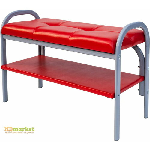 Банкетка (пуф) Порту-7 красный