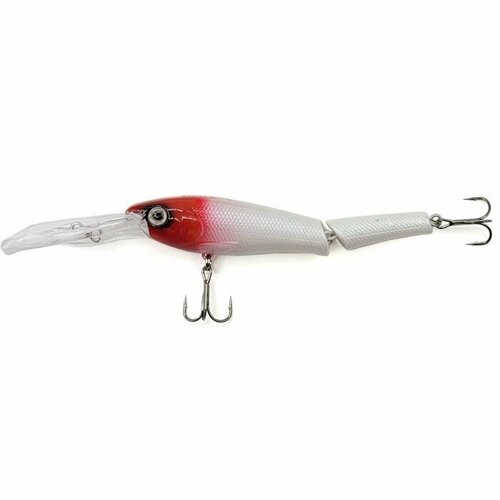 фото Воблер namazu jointed zun minnow, l-95 мм, 12,5г, минноу, плавающий (0,5-2,5 м), цвет №1