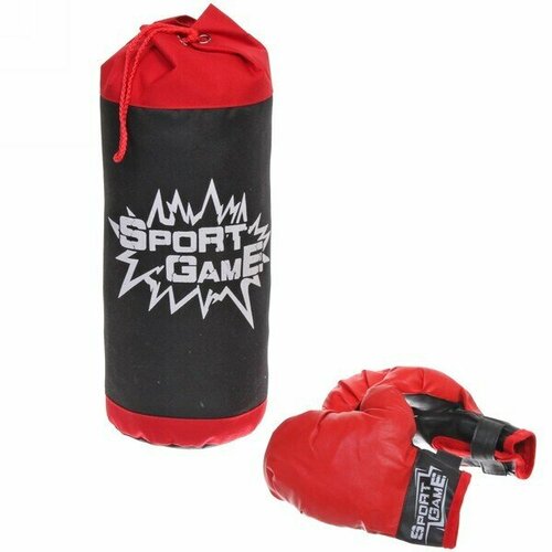 фото Набор тренировочный для бокса boxing set: груша 44 см, 2 перчатки (коробка) vostok