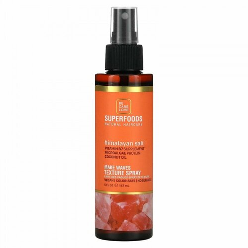 Be Care Love, Make Waves Texture Spray, Himalayan Salt, 5 fl oz (147 ml)