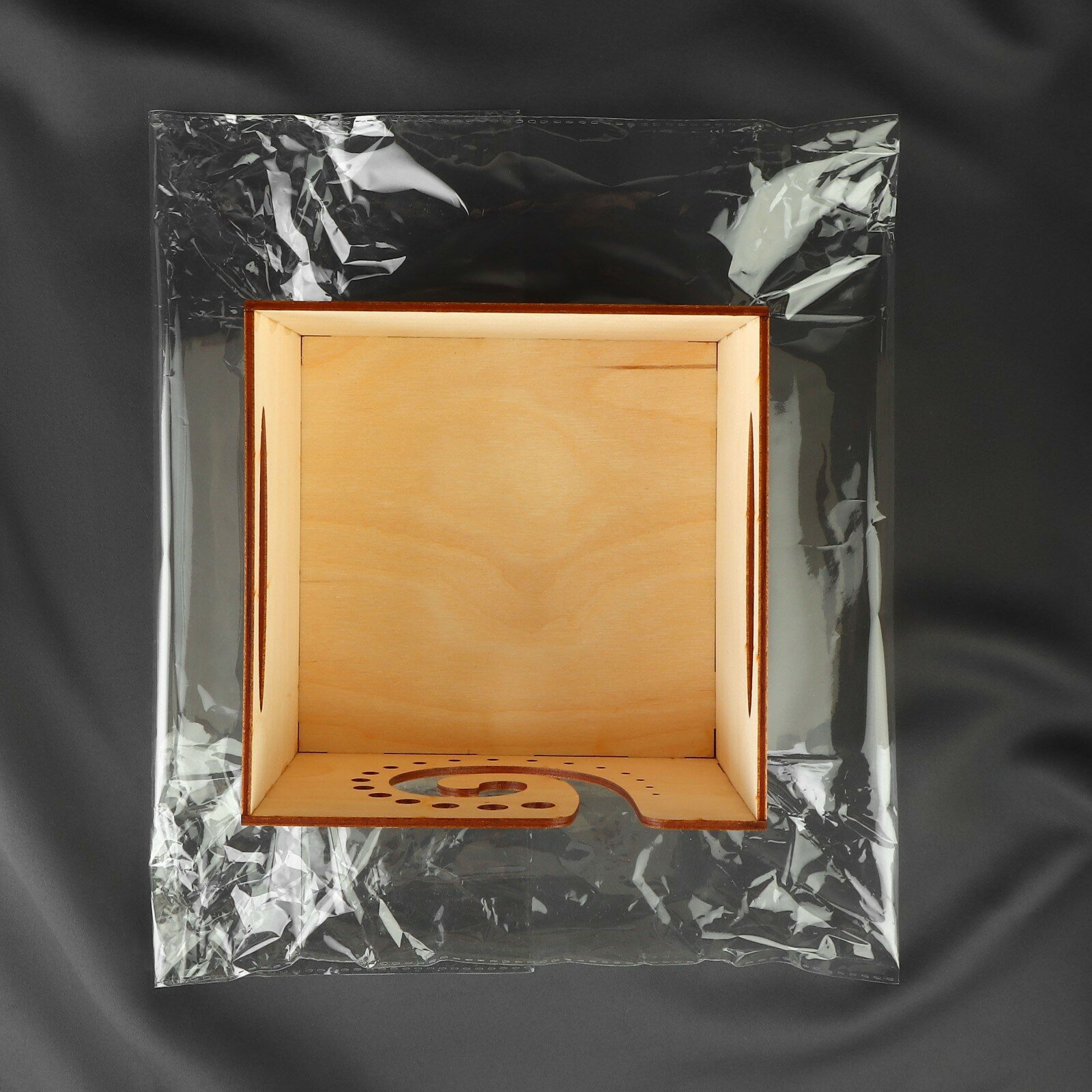 Клубочница-органайзер, 15 × 15 × 12 см, цвет бежевый - фотография № 6