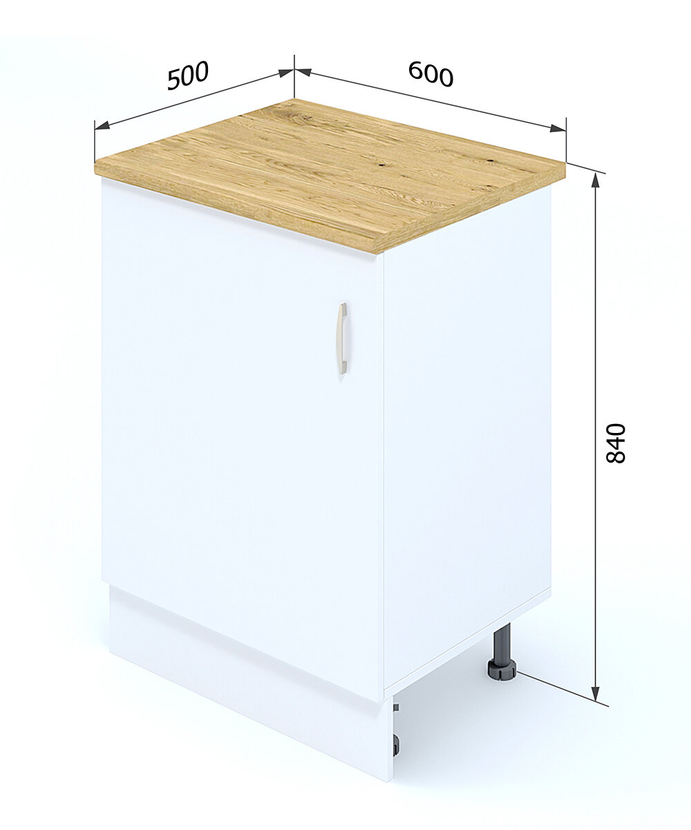 Кухонный модуль напольный 60х84х50 касторама