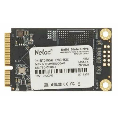 SSD жесткий диск MSATA 128GB NT01N5M-128G-M3X NETAC