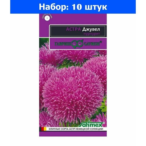 Астра Джувел Пурпурит игольчато-коготковая 0,05г Одн 75см (Гавриш) Эксклюзив - 10 пачек семян семена астра джувел пурпурит гавриш 0 1г серия эксклюзив