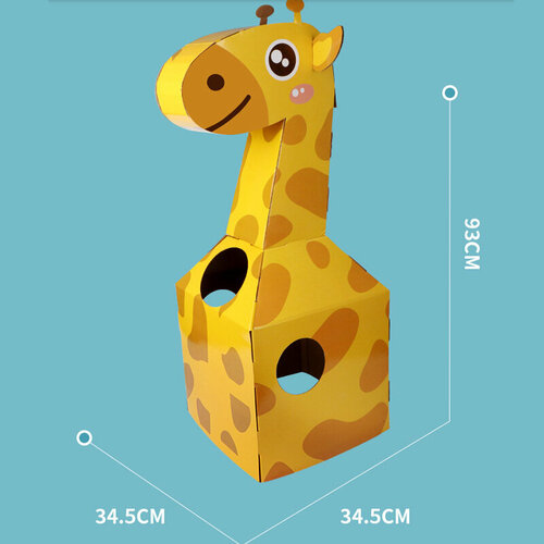 фото Сборная модель "костюм из картона жираф" щепочка