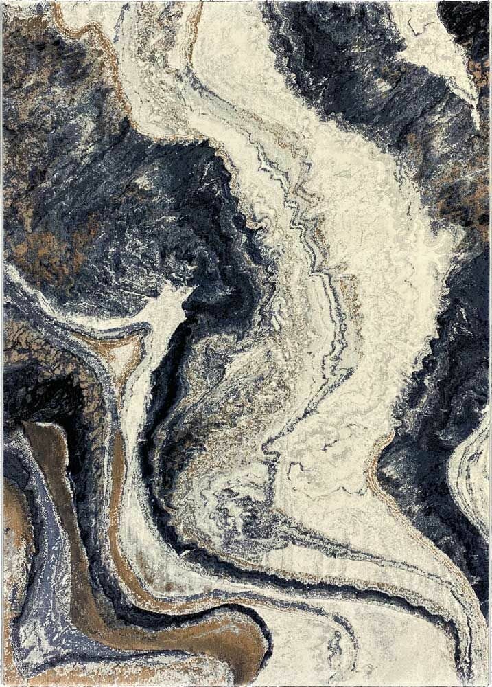 Ковер современный абстрактный прикроватный Palladium Бельгия 0.8х1.5