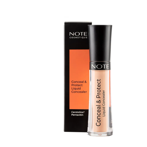 NOTE Консилер жидкий маскирующий защитный Conceal & Protect Liquid Concealer 45 мл тон 07 note консилер жидкий маскирующий защитный 4 5 мл ivory