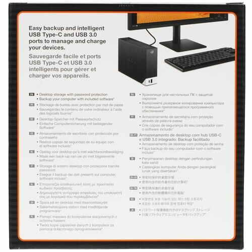 Внешний жесткий диск 10Tb Seagate One Touch STLC10000400 черный USB 3.0 - фото №13