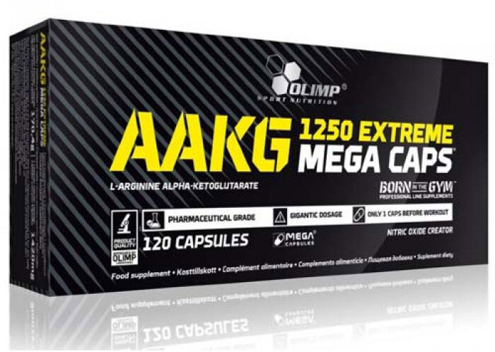 AAKG Extreme 1250 Mega Caps Olimp (120 кап)