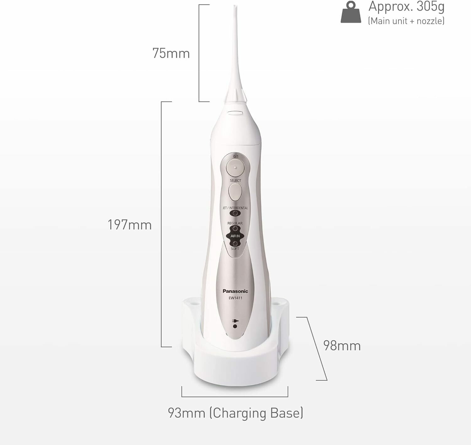 Ирригатор Panasonic EW1411H321 - фото №15