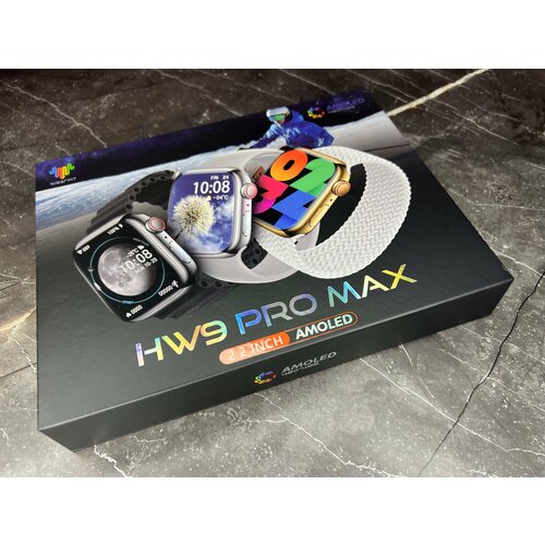 Умные смарт часы HW9 PRO Max серебристые 369000₽