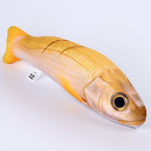мягкая игрушка подушка рыба окунь Мягкая игрушка Желтая рыба