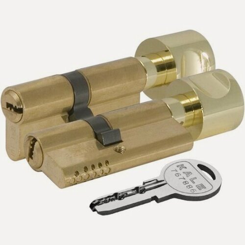 Изображение товара Цилиндровый механизм с вертушкой Kale Kilit 164 OBS SCE/80 (35+10+35) mm латунь 5 кл.