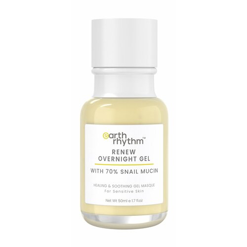 EARTH RHYTHM Renew Overnight Gel Гель для лица ночной с муцином улитки восстанавливающий, 50 мл