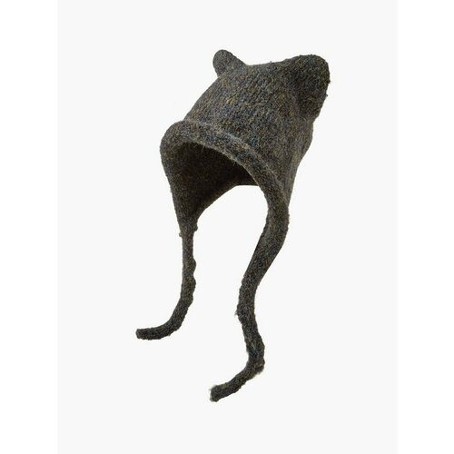 фото Шапка , размер 46/52, черный, серый prelesti