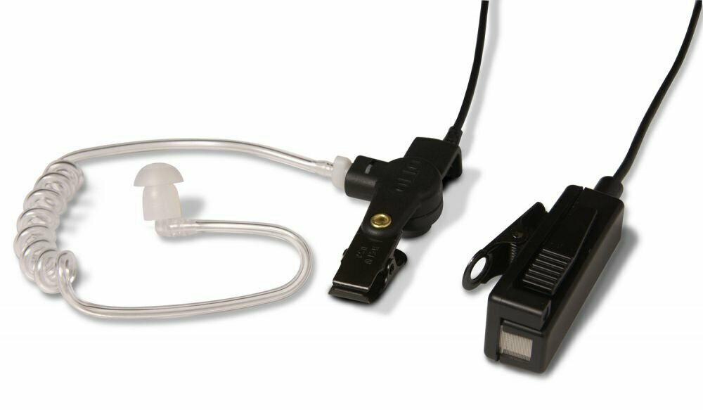 Гарнитура скрытого ношения с силиконовым воздуховодом для раций Baofeng и Kenwood 2-Pin — фото 9
