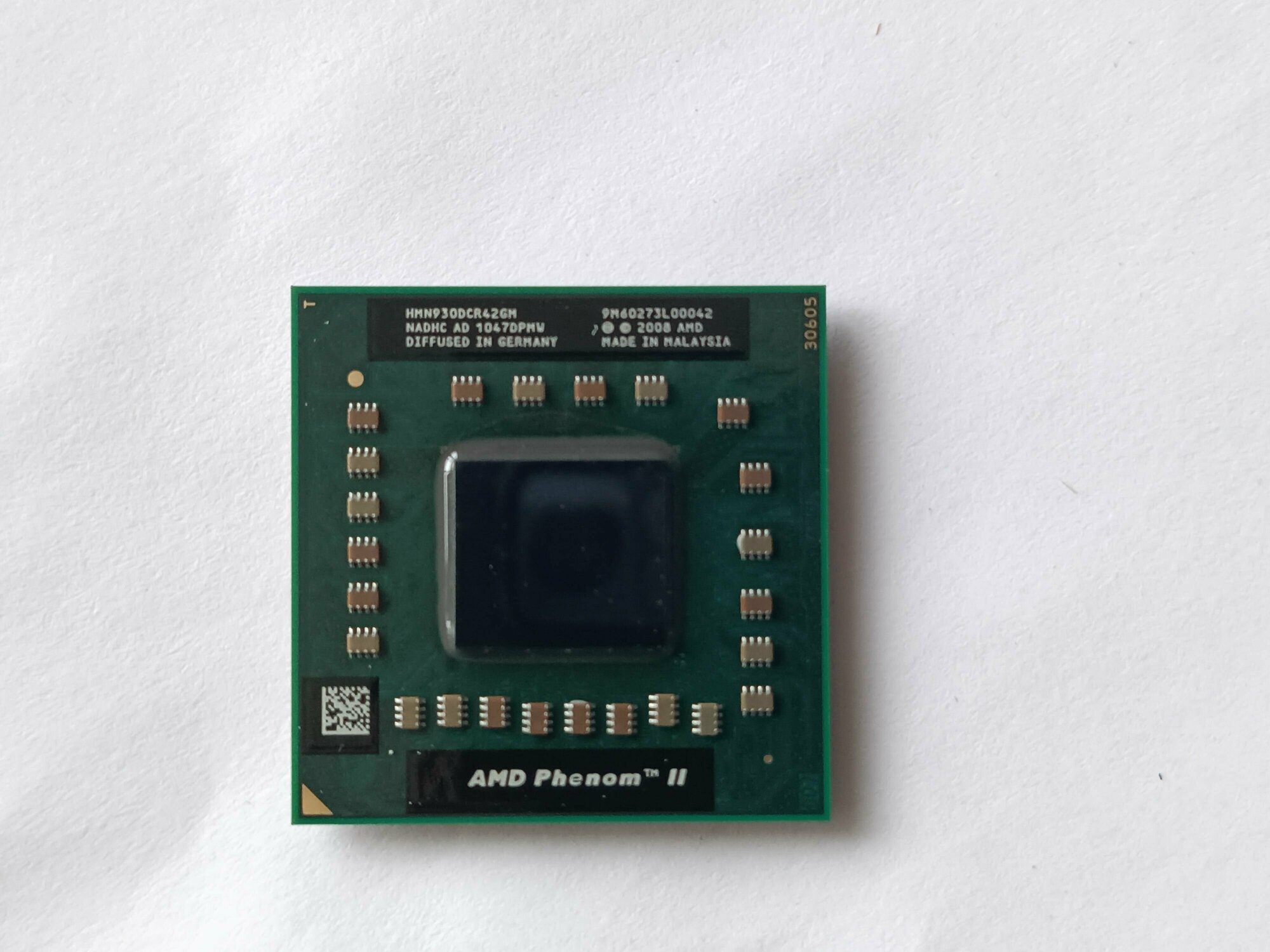 AMD Phenom II N930, 2GHz, Champlain, 4 ядра, 4 потока, Socket S1, процессор для ноутбука — фото 2