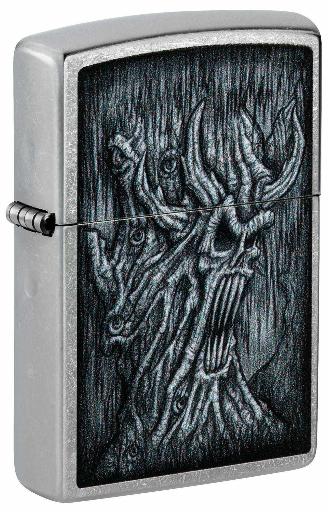 Зажигалка бензиновая Zippo 48681 Evil Tree - фотография № 4