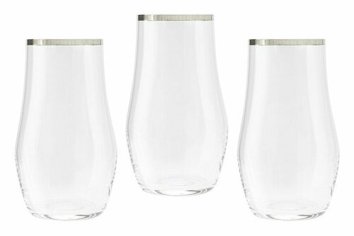 Набор стаканов для воды Сабина платина, 0,5 л, 6 шт (Same)
