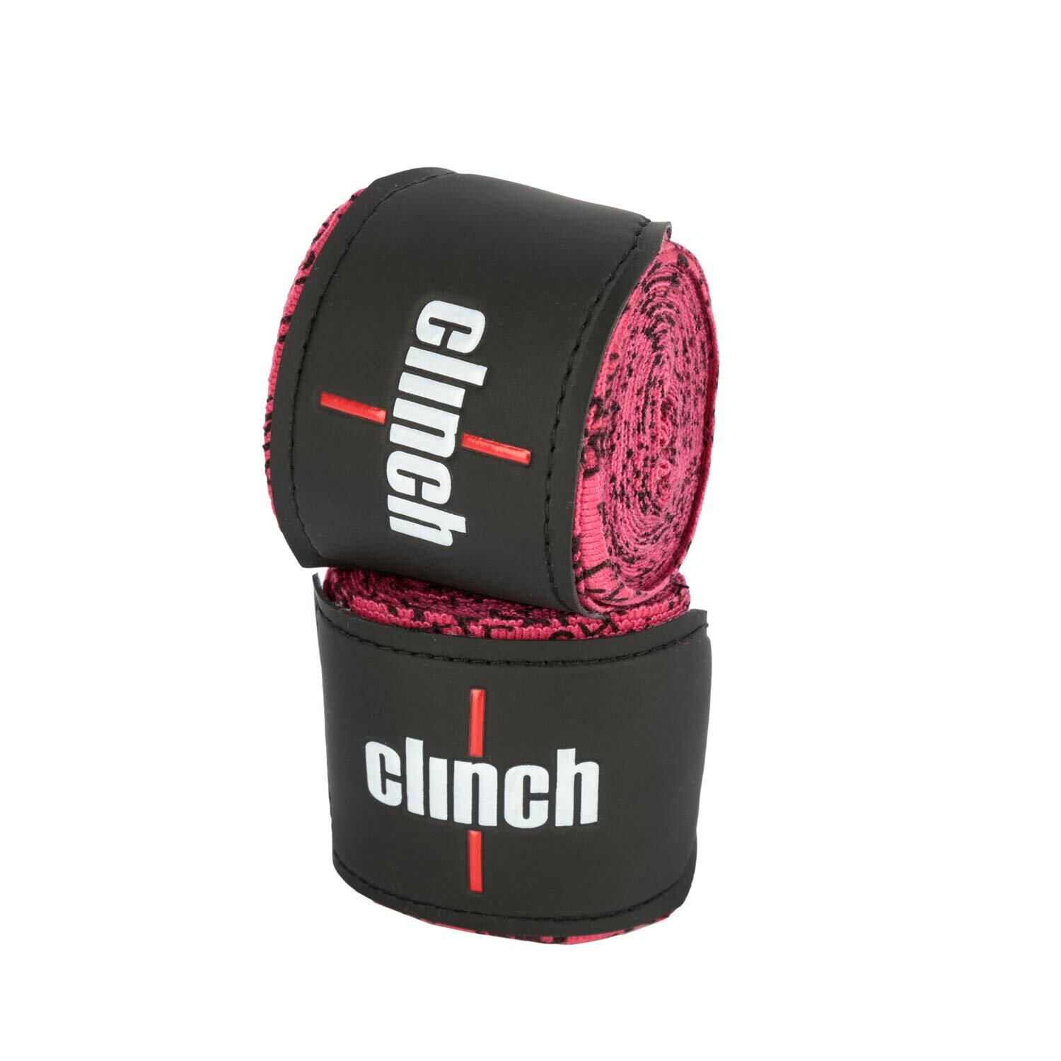 Бинты эластичные Clinch Boxing Crepe Bandage Tech Fix розовые (длина 3.5 м)