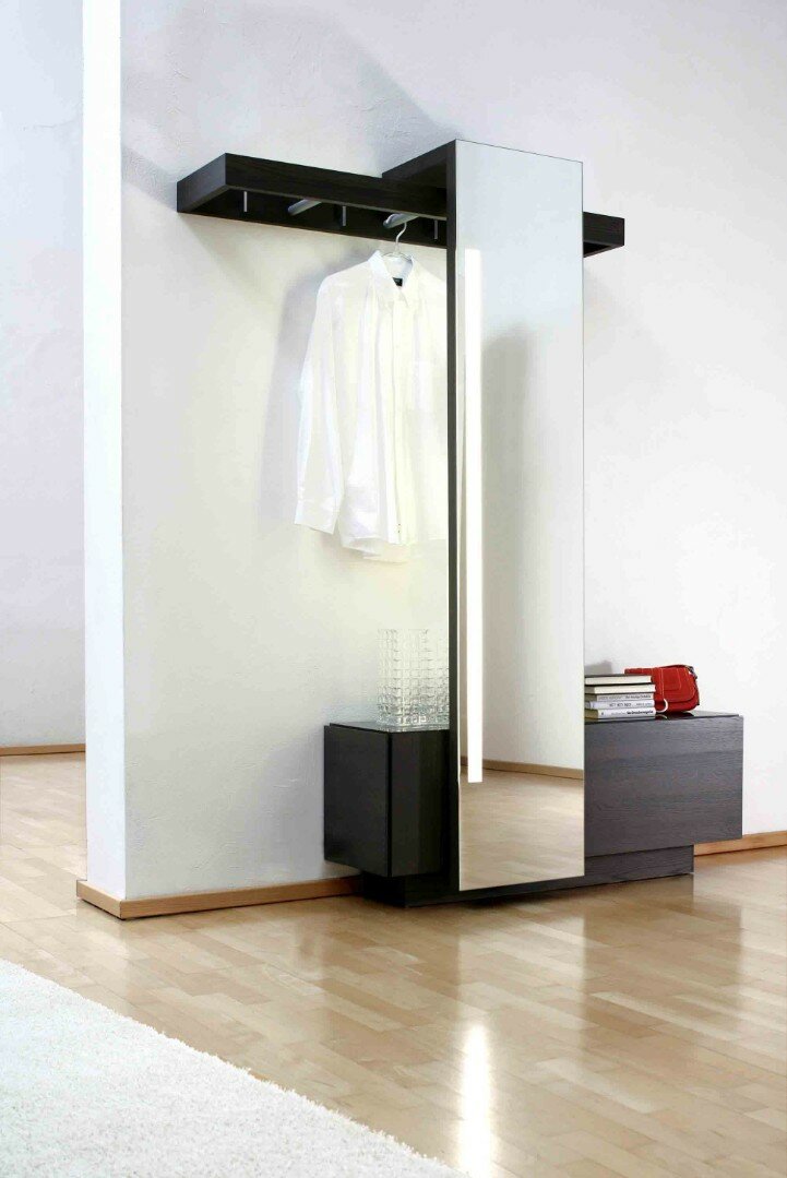 Прихожая Хай-Тек 2, МФ-Купе, размер 120х30х175 см, цвет белый — фото 1