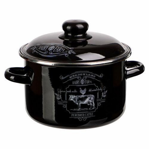 Кастрюля эмалированная Ранчо 3 л 1398₽