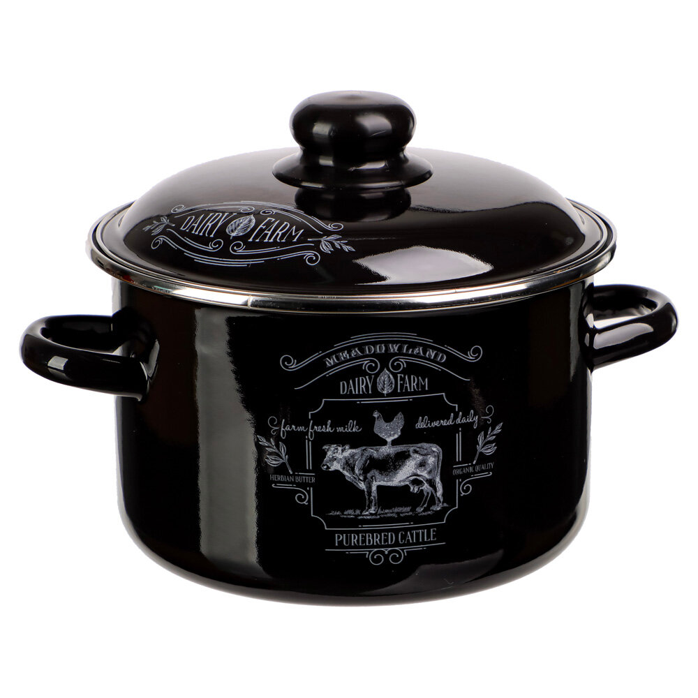 фото Кастрюля эмалированная "Ранчо", 3 л