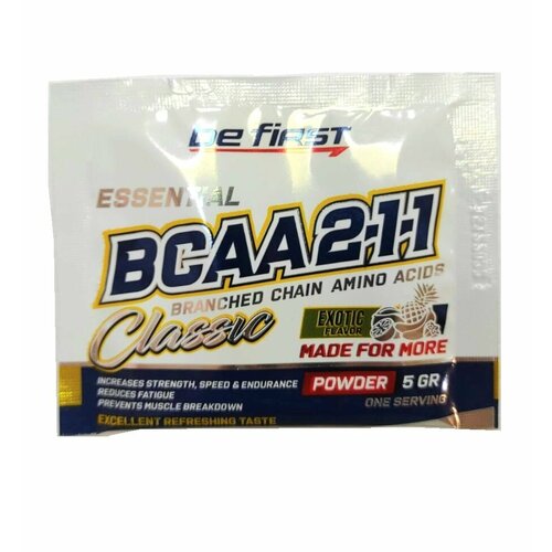 Be First BCAA 2:1:1 5 гр 1 ШТ (Be First) Экзотик be first bcaa 2 1 1 5 гр 5 шт be first ананас
