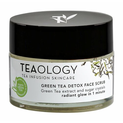 TEAOLOGY Green Tea Detox Скраб-детокс для лица увлажняющий, 50 мл