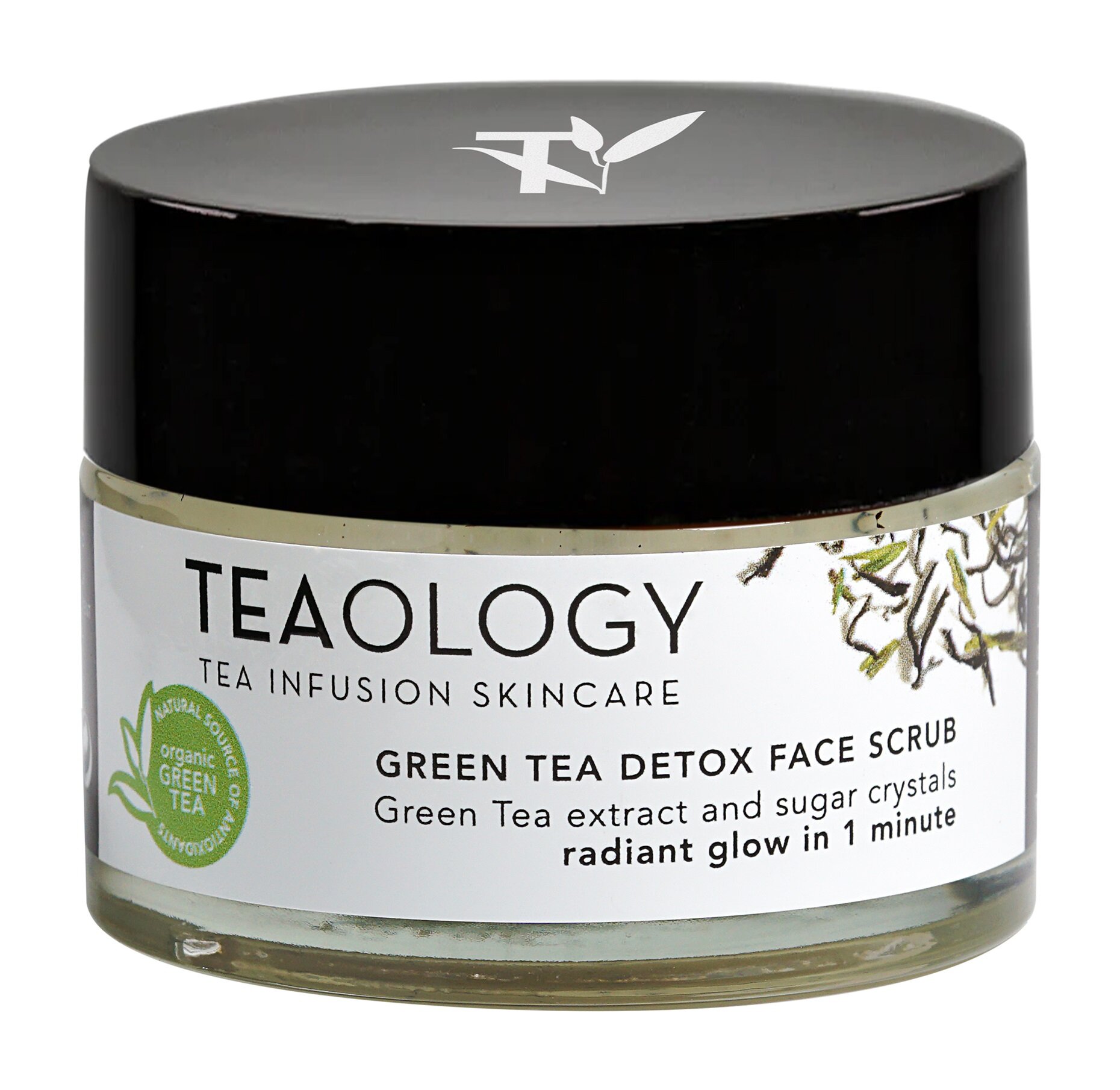 TEAOLOGY Green Tea Detox Скраб-детокс для лица увлажняющий, 50 мл