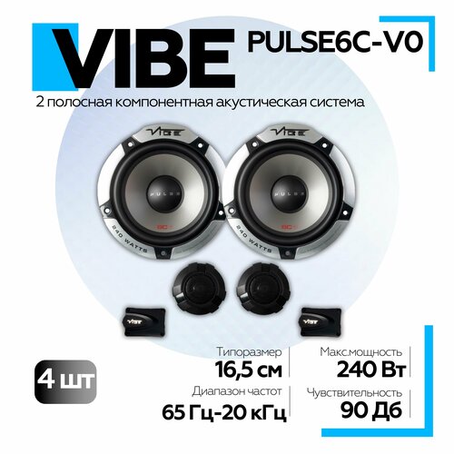 Акустическая система VIBE PULSE6C-V0 компонентная 389000₽