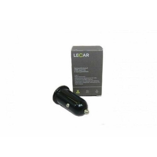 Зарядное устройство LECAR Quick Charge 3.0 адаптер USB в прикуриватель 12/24В