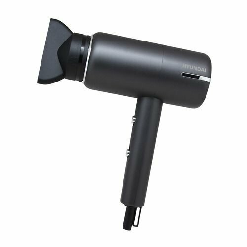 Фен Hyundai H-HDI0777 дорожный 1500Вт черный и хром 205300₽