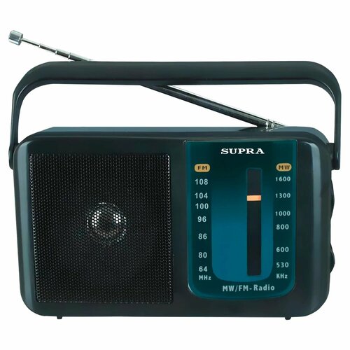 Радиоприемник портативный Supra ST-14 черный 188000₽