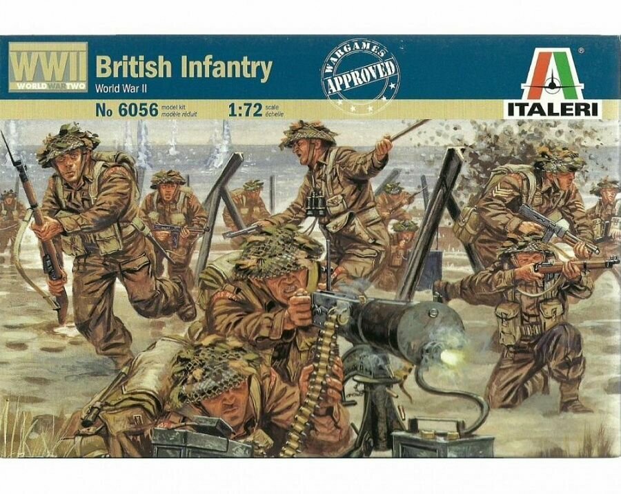 Сборная модель Italeri Солдатики British Infantry (6056ИТ)