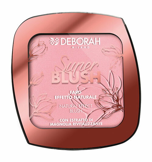 DEBORAH MILANO Румяна Super Blush, 9 г, 04 Персиковый сияющий