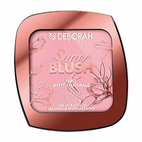 DEBORAH MILANO Румяна Super Blush, 9 г, 04 Персиковый сияющий