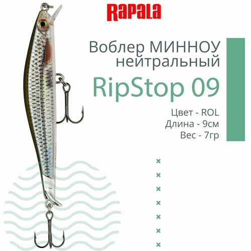 Воблер Rapala RipStop 7 7 г 90 мм 1 шт. ROL
