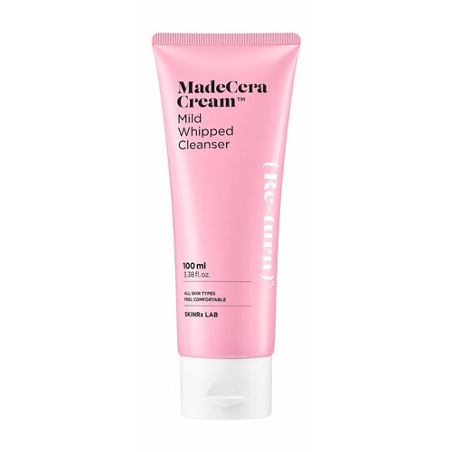 skinrx lab madecera cream double essence toner тонер двухфазный увлажняющий с церамидами 150 мл SKINRx LAB MadeCera Cream Mild Whipped Cleanser Пенка для лица очищающая с церамидами, 100 мл